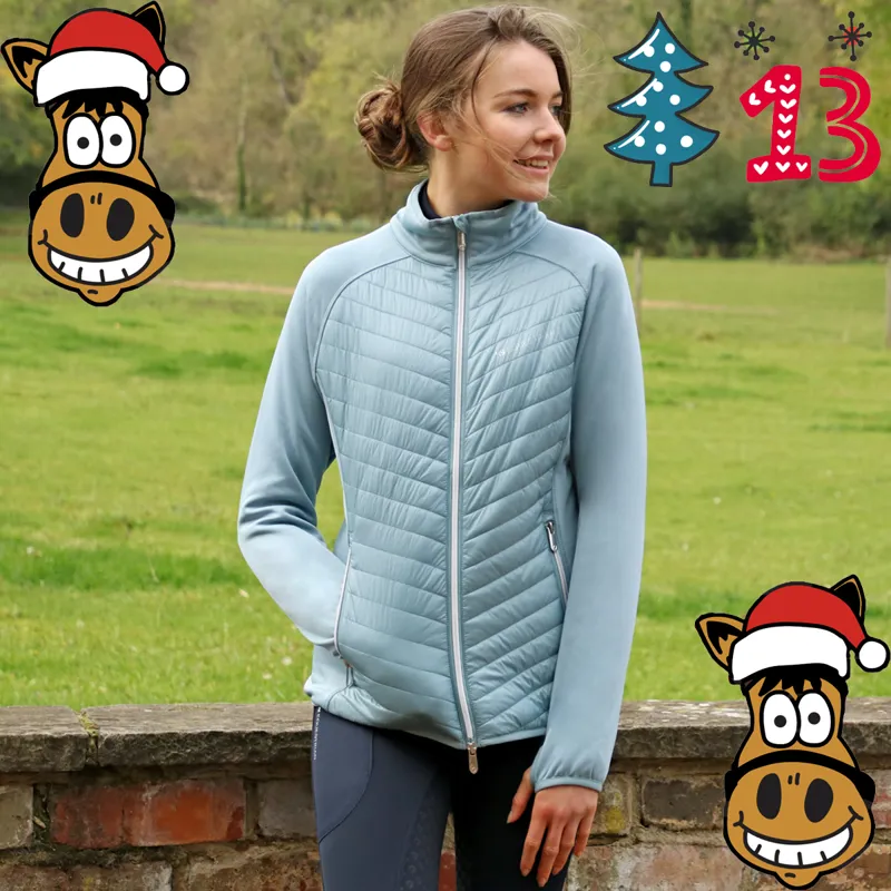 Hy Equestrian Synergy Sync Lightweight Padded Jacket - Aqua